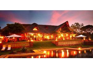 Main House at sunset